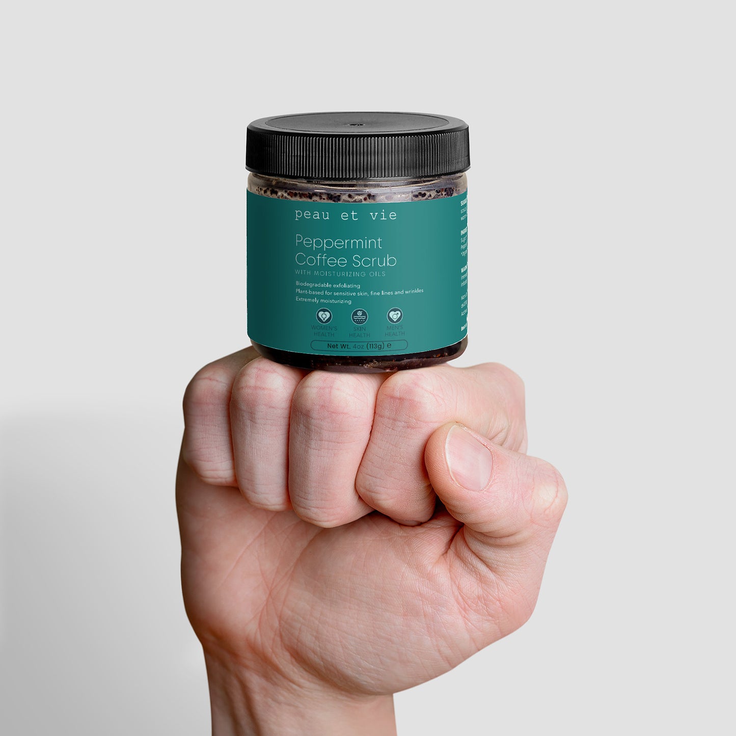 Peppermint Coffee Scrub