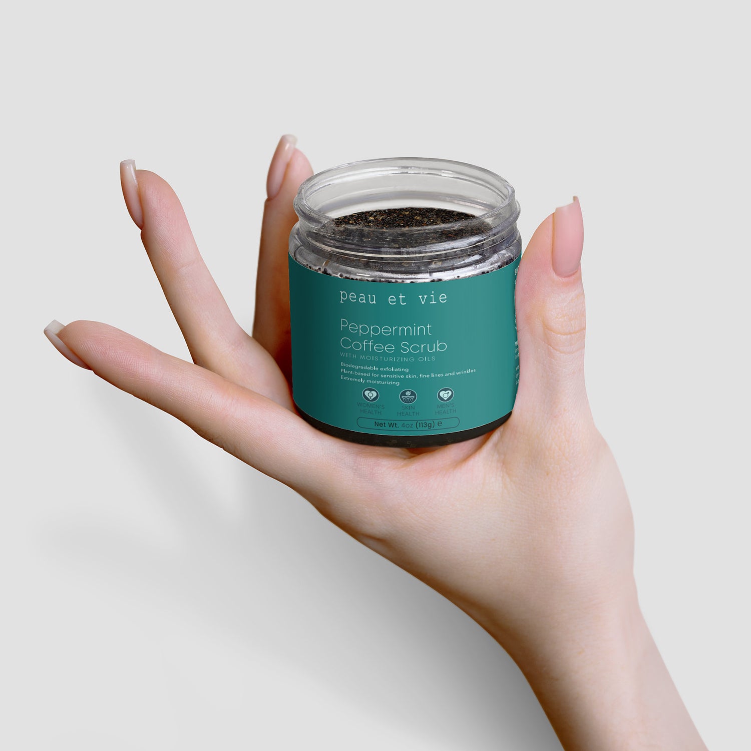 Peppermint Coffee Scrub